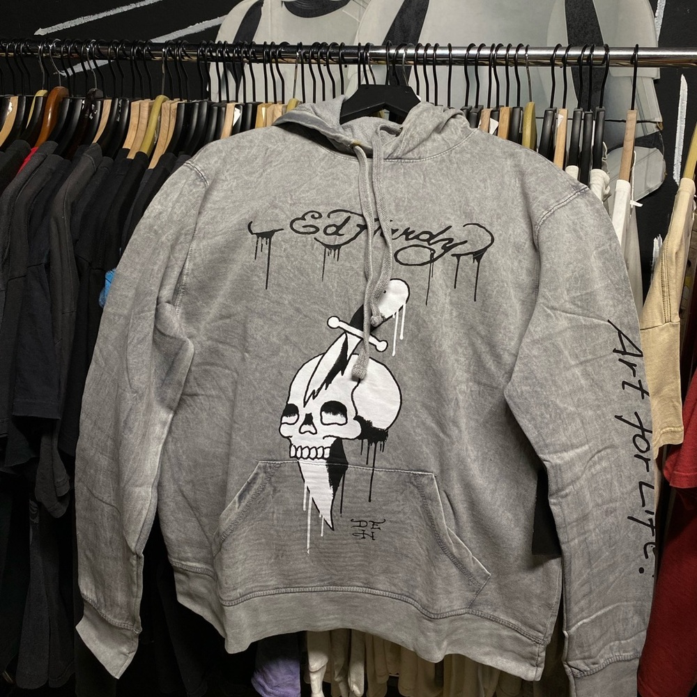 Ed Hardy Art Is Life Hoodie New Size Large